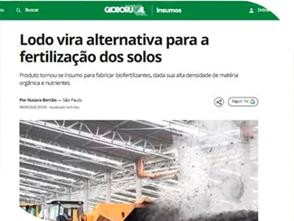 Lodo vira alternativa para a fertilização dos solos