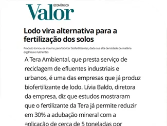 Lodo vira alternativa para a fertilização dos solos