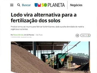 Lodo vira alternativa para a fertilização dos solos